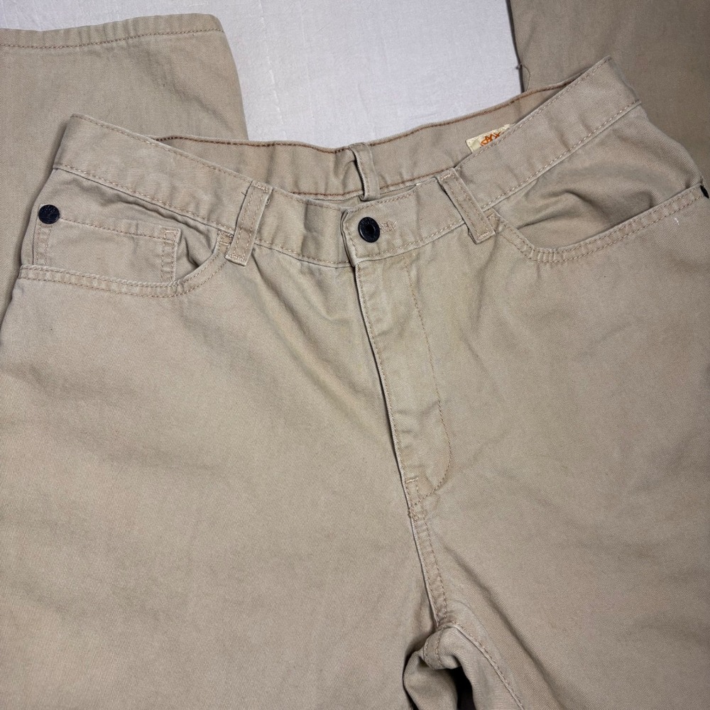 Timberland Mens Khaki Chinos Straight Leg 100% Cotton Pants Tan‎ 34x34